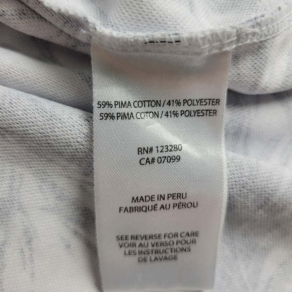 Travis Mathew Mens XL White AOP Floral Performance Stretch Polo Short Sleeve - Picture 5 of 6